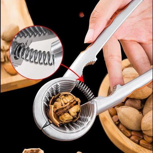 Walnut Clip Crack Almond Walnut Hazel Filbert Nut Kitchen Nutcracker Sheller Clip Gadgets Pecan Hazelnut Crack Clip Clamp Plier