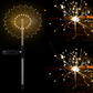Ground Plug Solar Fireworks Light LED Light String Copper Wire Outdoor Garden Decoration Star Lights Christmas Lights