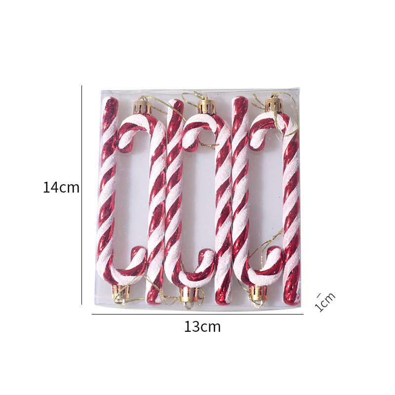 Christmas Tree Decoration Plastic Cane