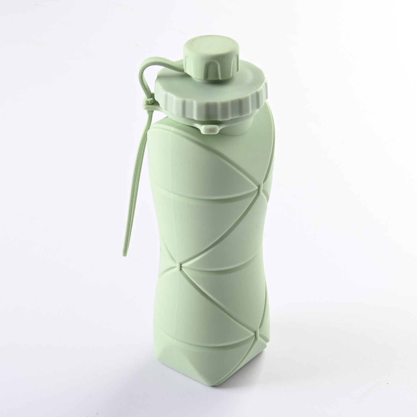 600ml Sports Folding Silicone Water Bottle