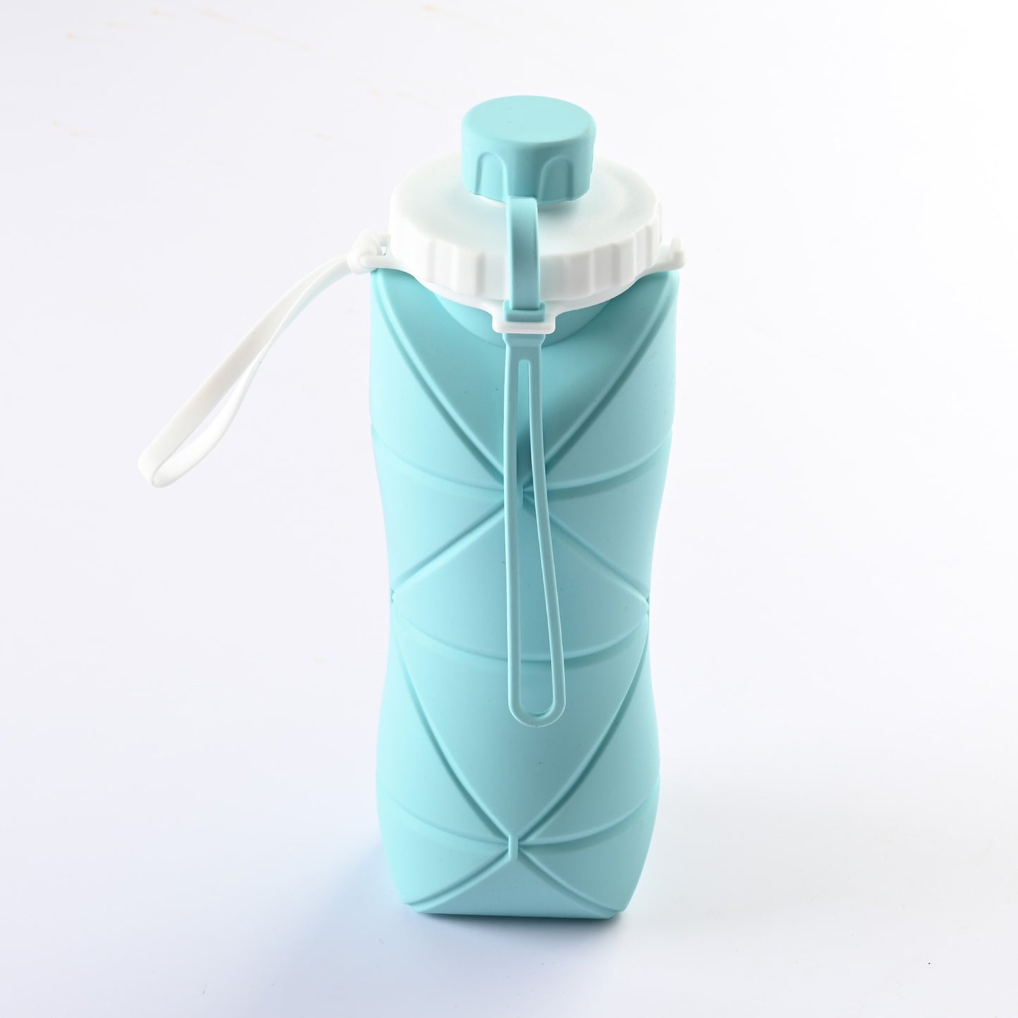 600ml Sports Folding Silicone Water Bottle