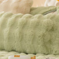 Winter Thickened Rabbit Plush Modern Sofa Cushion