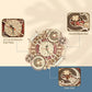 Robotime ROKR Zodiac Wall Clock 3d Wooden Puzzle Model Building Gifts for Gifts
