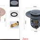 Electroplating Drainer Bouncing Core Universal Head Leak-Proof Plug