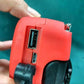 Solar hand crank USB charging radio flashlight