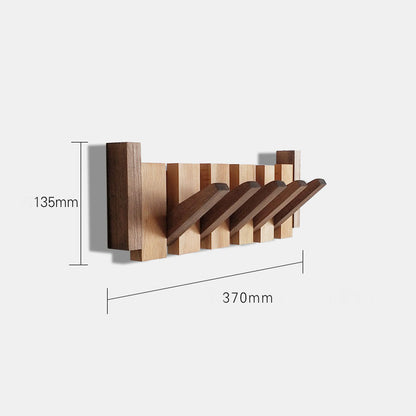 Black Walnut Coat Rack Wall-Mounted Hook