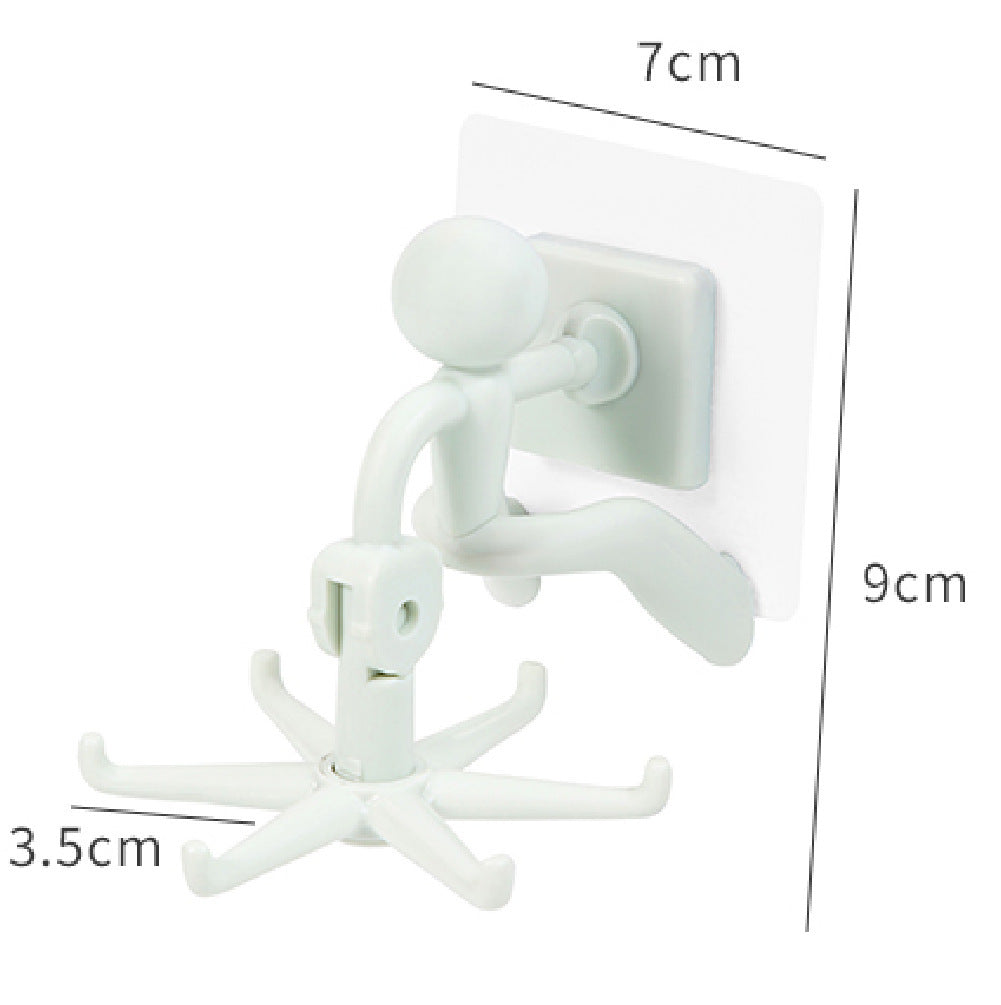 Rotating Villain 6-Claw Hook Wall-Mounted