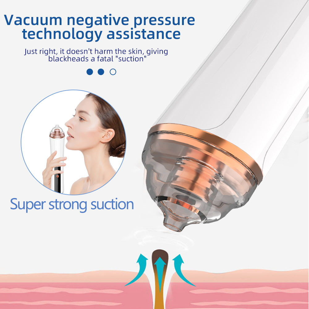 Blackhead Suction Shrink Pores Electric Deep Cleaning Inductive Therapeutical Instrument