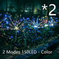 Ground Plug Solar Fireworks Light LED Light String Copper Wire Outdoor Garden Decoration Star Lights Christmas Lights