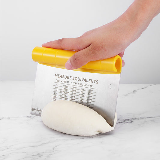 Dough Scraper with Scale Cutter