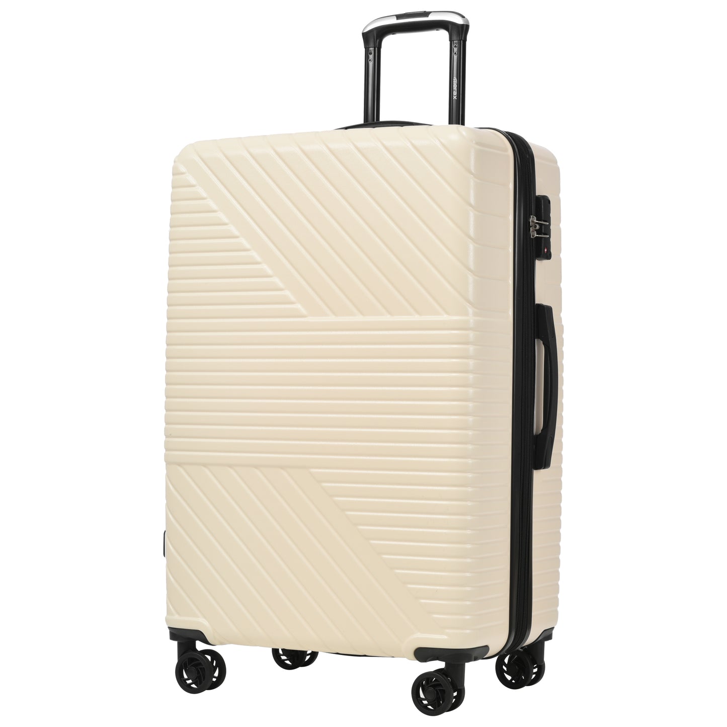 Hardshell Luggage Sets 3 Piece double spinner 8 wheels Suitcase with TSA Lock Lightweight 20''24''28''