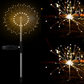 Ground Plug Solar Fireworks Light LED Light String Copper Wire Outdoor Garden Decoration Star Lights Christmas Lights