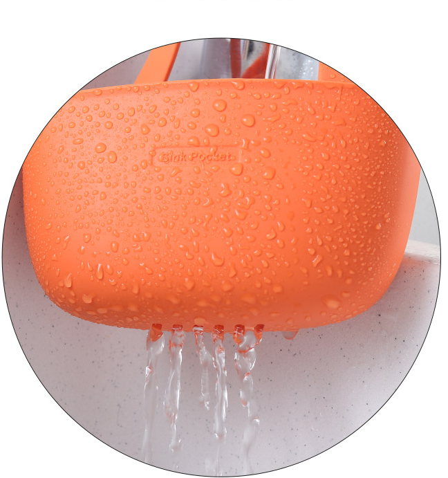 Sink Caddy Sponge Holder with Drain Hole