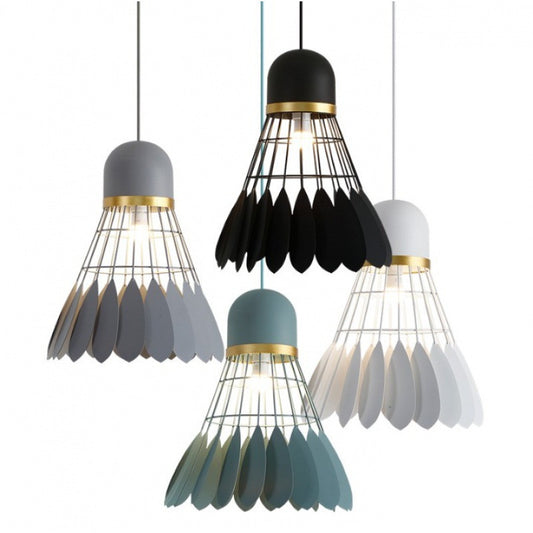 Creative Macaron Wrought Iron Badminton Chandelier