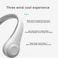 Hanging Neck Fan Portable Cooling Fan USB Leafless 360 Degree Neckband Fan 78 Surround Air Outlets 4000Mah Rechargeable