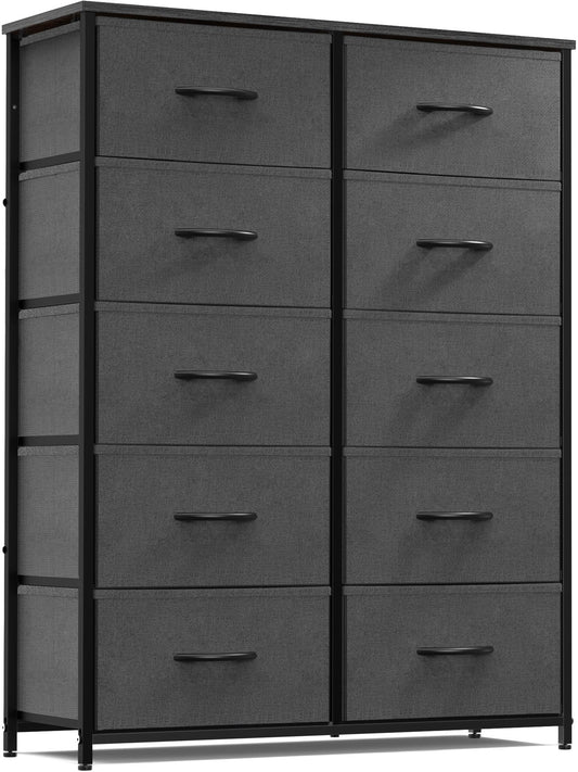 Dresser for Bedroom, Drawer Dresser Organizer Storage Drawers Fabric Storage Tower