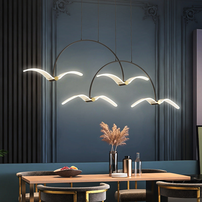 Modern Seagull Led Chandelier