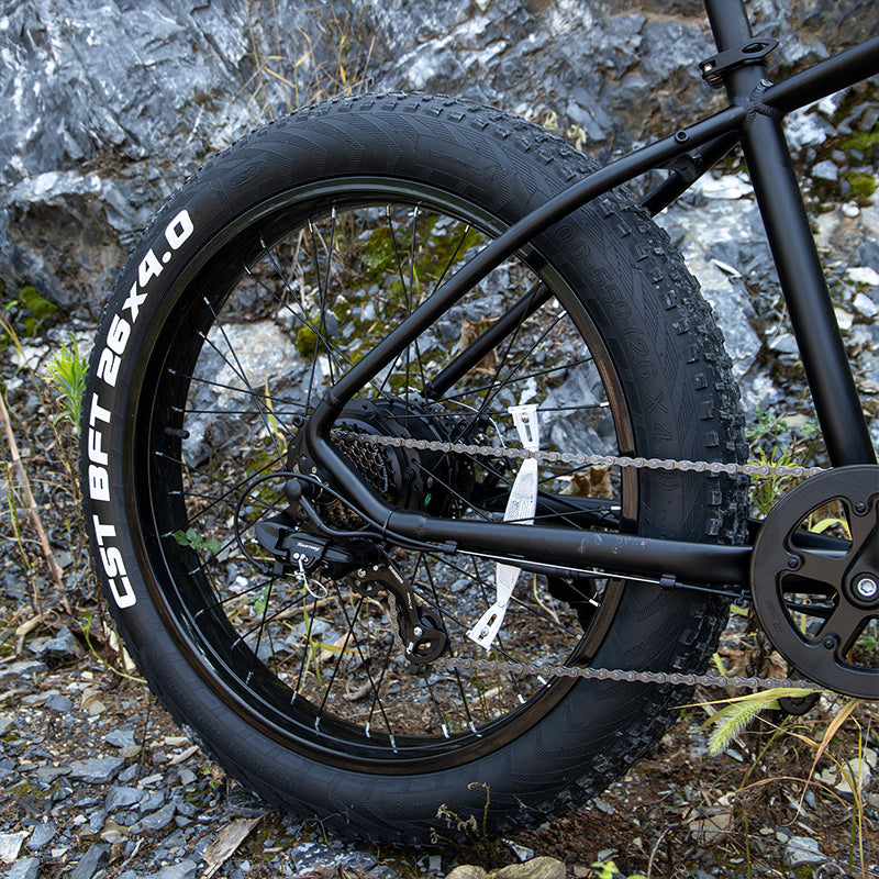 Sivrock Electric Bike 26'' Fat Tire 1000W Motor 48V 15Ah Large Battery Mountain E-Bike Shimano 7-Speed Bicycle