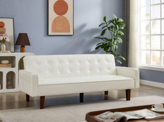 PU Leather Sofa Furniture Adjustable backrest Easily Assembles Loveseat