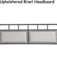 Metal Queen Bed Frame with Upholstered Headboard & Footboard