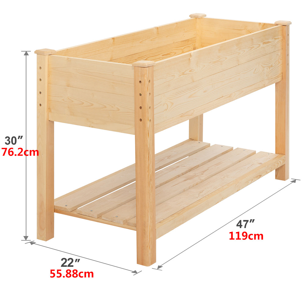 Elevated Wooden Planter Boxes Kit