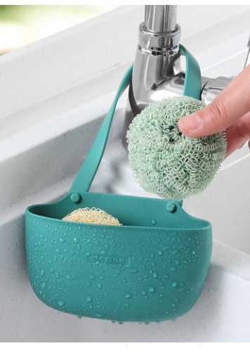 Sink Caddy Sponge Holder with Drain Hole