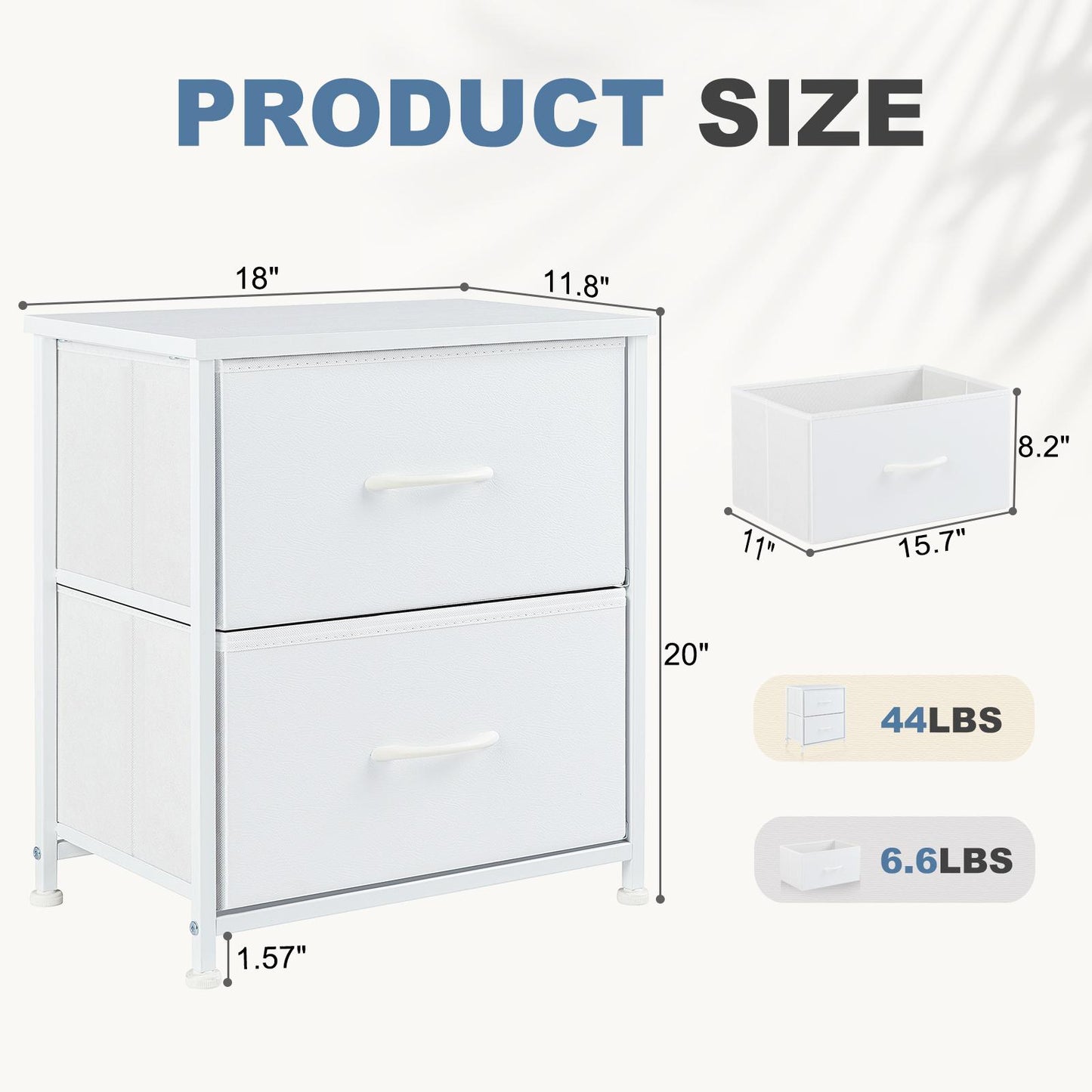 Dresser for Bedroom, Drawer Dresser Organizer Storage Drawers Fabric Storage Tower