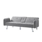 74.8” Futon sleeper sofa bed (Light Grey)