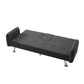 74.8” Futon sleeper sofa bed (Dark Grey)