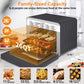 Geek Chef Steam Air Fryer Toast Oven Combo,26 QT Steam Convection Oven, 6 Slice Toast, Stainless Steel
