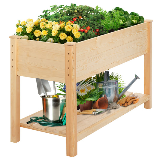 Elevated Wooden Planter Boxes Kit