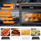 Geek Chef Steam Air Fryer Toast Oven Combo,26 QT Steam Convection Oven, 6 Slice Toast, Stainless Steel