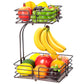Iron Fruit Basket Kitchen Supplies Storage Convenient Disassembly