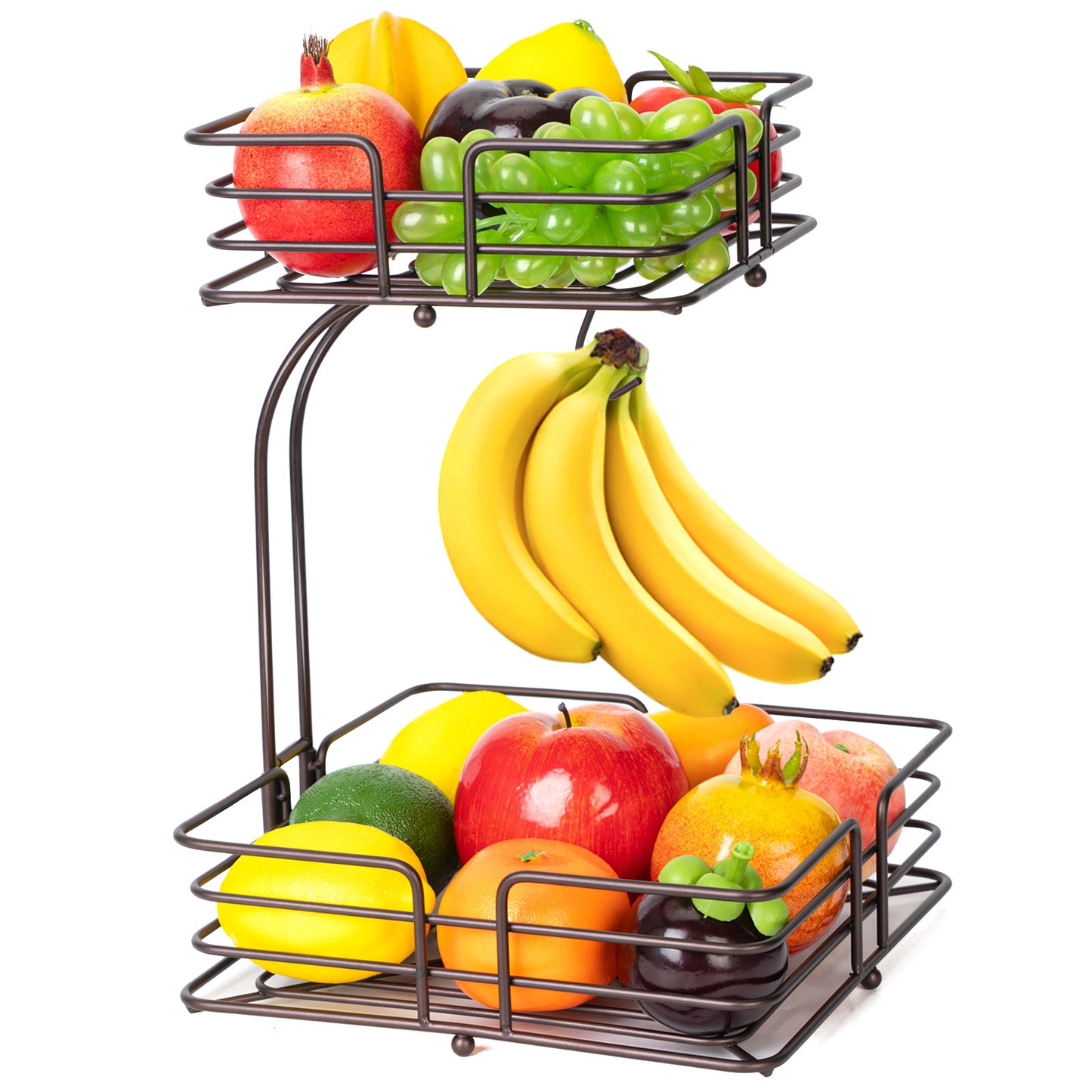 Iron Fruit Basket Kitchen Supplies Storage Convenient Disassembly