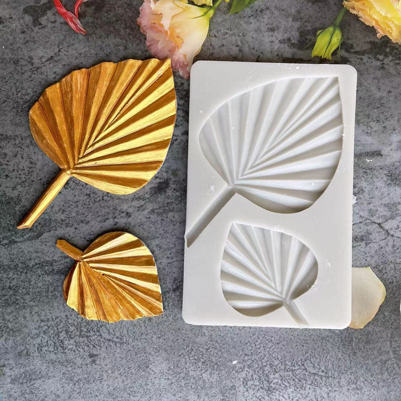 Large And Small Fan Country Style Fondant Cake Silicone Mold