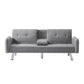 74.8” Futon sleeper sofa bed (Light Grey)