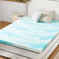 Memory Foam Cooling Gel Swirl Infused Bed Topper for Back Pain, 3 Inches, King