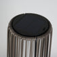 Outdoor Floor Solar Light 2-Pack, All-Weather Wicker Solar Patio Lamp