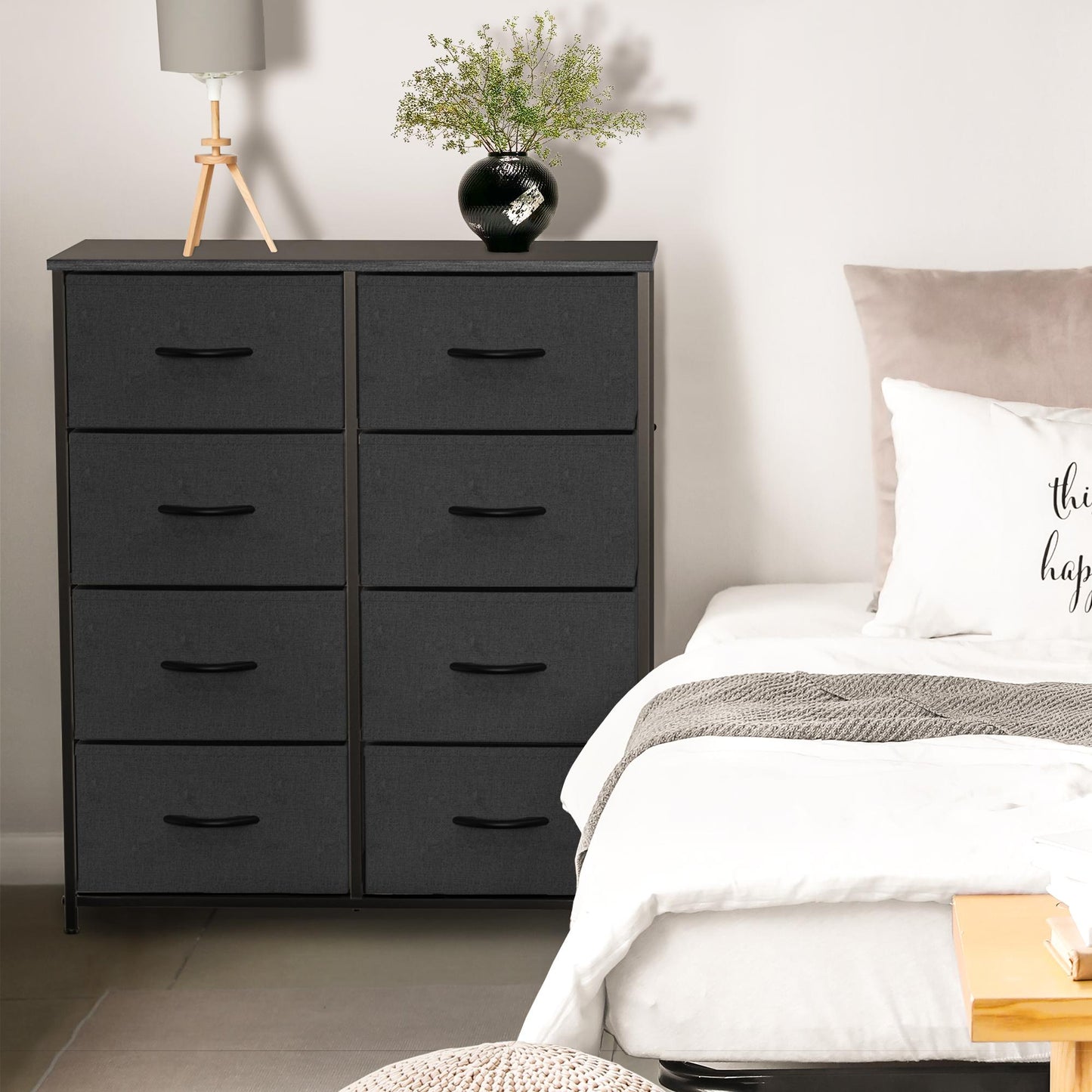 Dresser for Bedroom, Drawer Dresser Organizer Storage Drawers Fabric Storage Tower