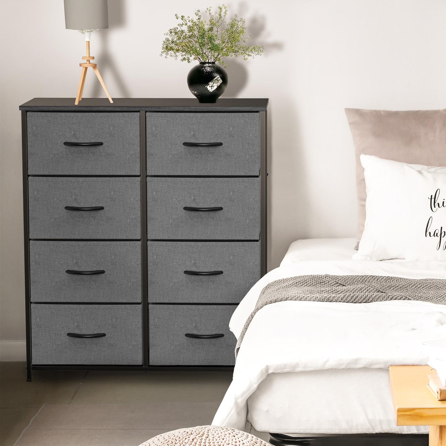 Dresser for Bedroom, Drawer Dresser Organizer Storage Drawers Fabric Storage Tower