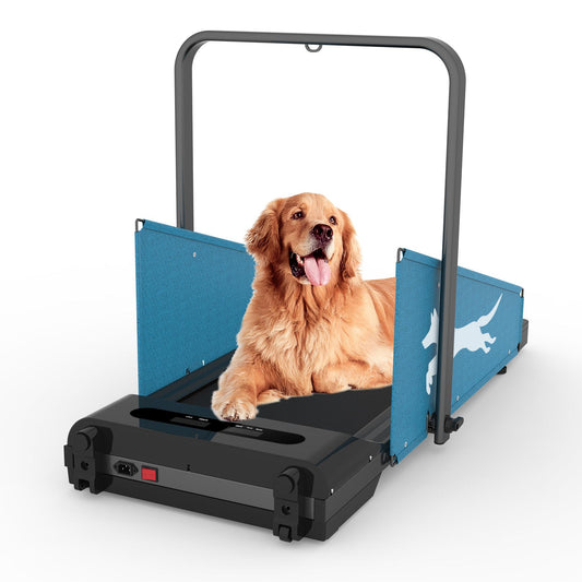 2-in-1 Dog Treadmill for Home - 220lbs Weight Capacity Folding Pet Training Machine Exercise Workout Foldable Running Machine Portable for Running Wal