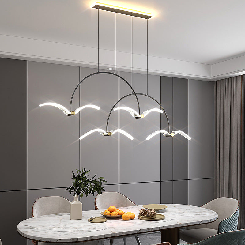 Modern Seagull Led Chandelier