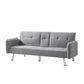 74.8” Futon sleeper sofa bed (Light Grey)