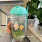 Salad Cup Container Set With Fork Sauce Cup Lid Bento Food Taper Bowl Lunch Box