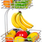 Iron Fruit Basket Kitchen Supplies Storage Convenient Disassembly