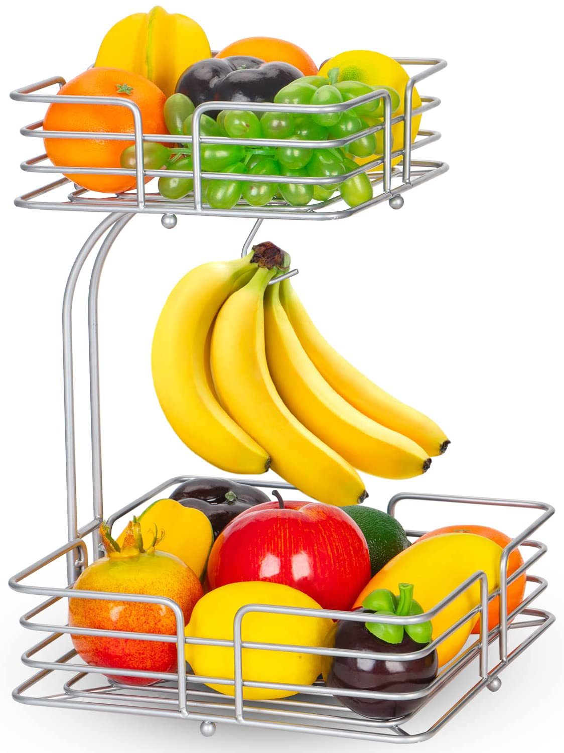 Iron Fruit Basket Kitchen Supplies Storage Convenient Disassembly