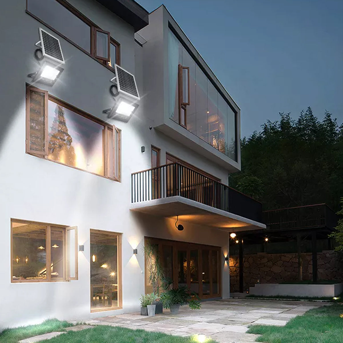 Remote Control, Waterproof LED Solar Flood Lamp